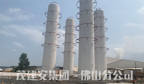璟盛陶瓷有限公司LNG供氣站安裝項目完工
