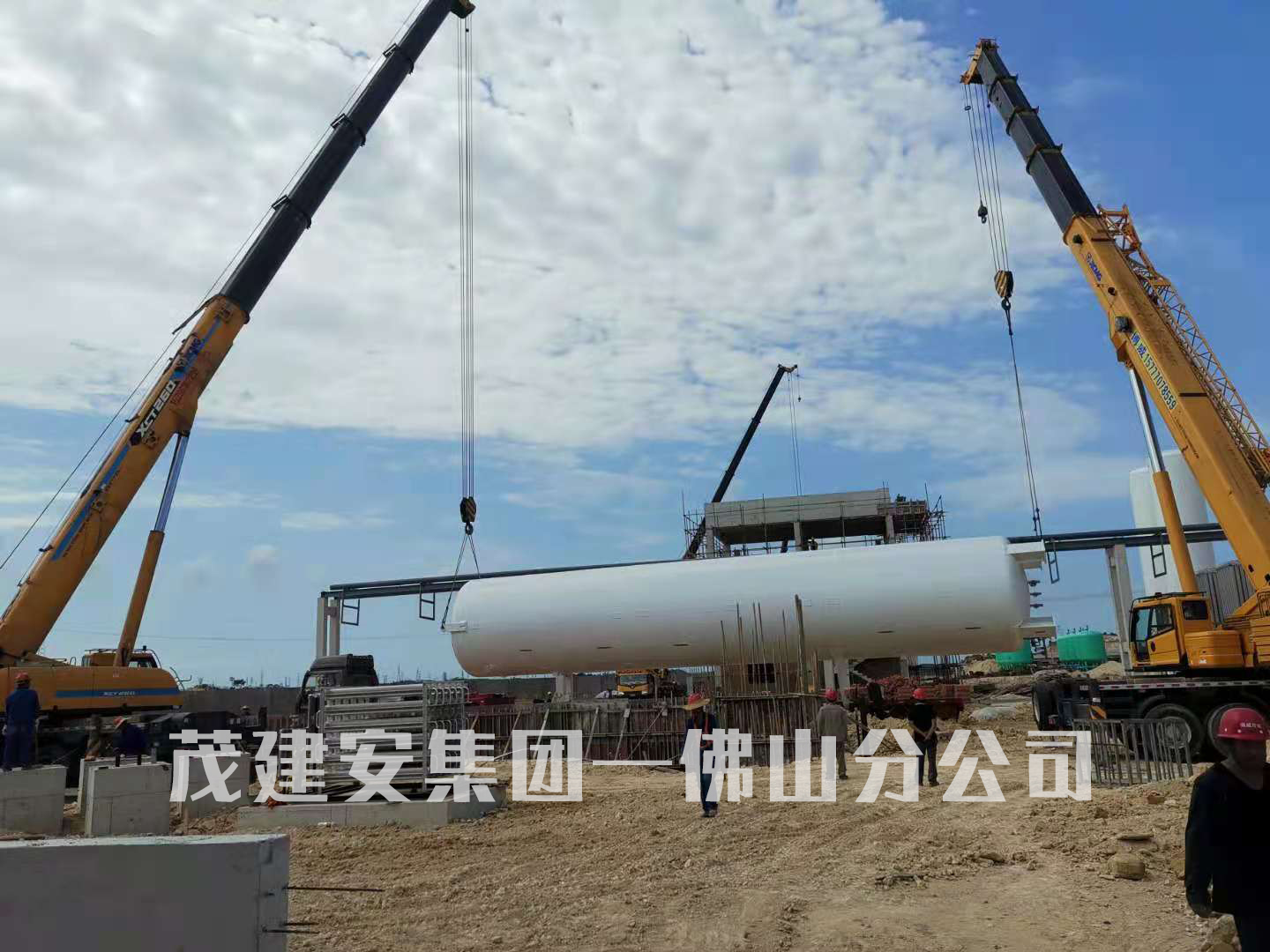 廣西廣盛料科技有限公司天然氣氣化站項目進(jìn)度更新