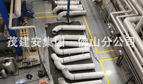 瀚藍(lán)綠電固廢處理（佛山）公司一廠點(diǎn)火及輔助燃燒器改造安裝項(xiàng)目施工
